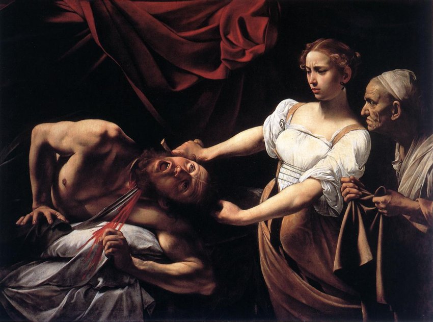 JUDITH BEHEADING HOLOFERNES: JUDITH HOLOFERNES’İN BAŞINI KESERKEN 